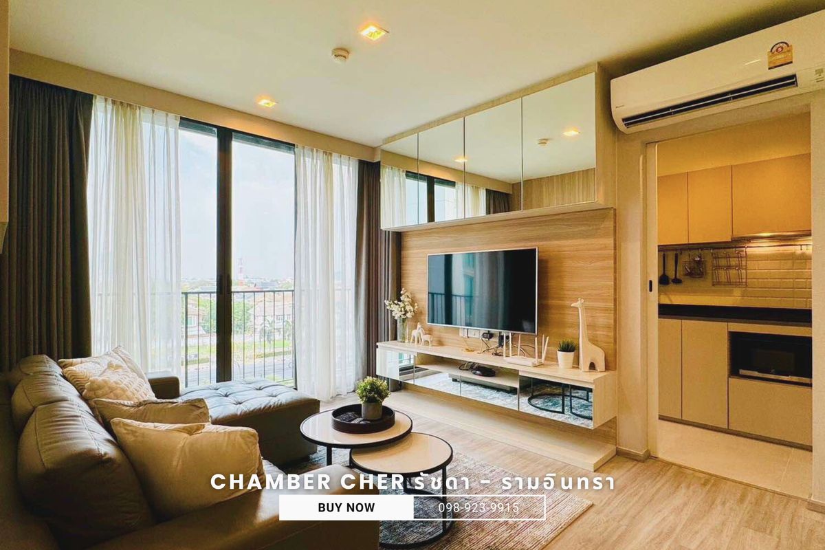 For SaleCondoNawamin, Ramindra : Below-Market Sale! Chambers Cher Ratchada–Ramintra 2 bedroom only 3.99MB 