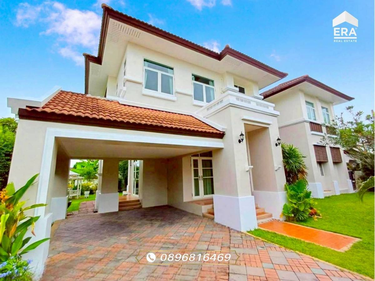 For SaleHouseNawamin, Ramindra : Living Lagoon Phraya Suren 39, single house for sale, Ramintra. Phraya Suren Khlong Sam Wa, newly renovated house Beautiful like a new home. Corner plot house, 4 bedrooms, beautiful condition, ready to move in. Single house in Ramintra, Khubon, Hathairat,