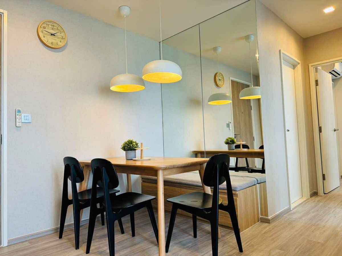 For SaleCondoNawamin, Ramindra : Urgent sale! Condo “Chambers Cher Ratchada-Ramintra“ Beautiful room, ready to move in, fully furnished, great value, Building A, 6th floor • Usable area 55.98 sq m. • 2 bedrooms | 2 bathrooms | 1 kitchen