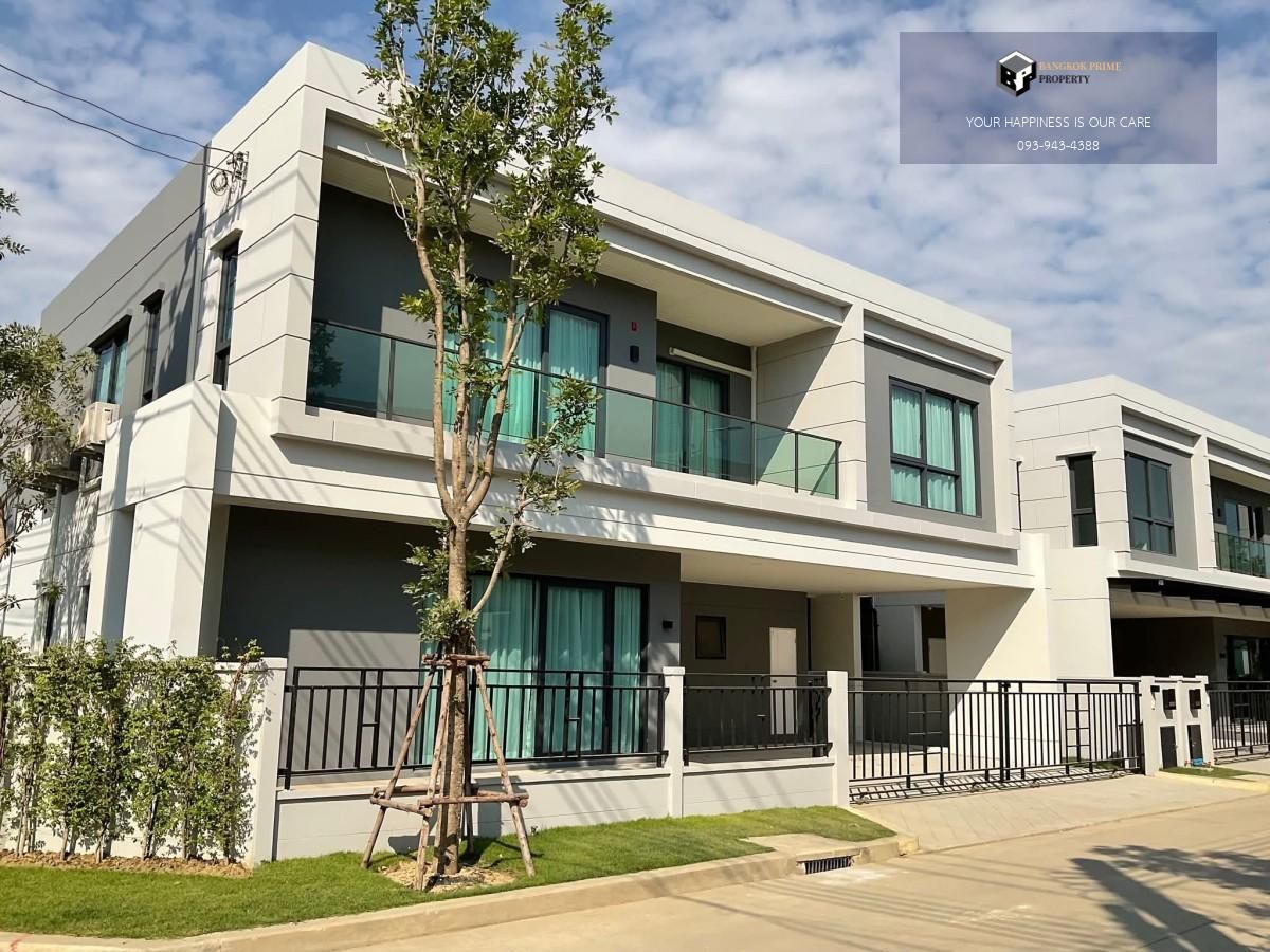 ให้เช่าบ้านบางนา แบริ่ง ลาซาล : Centro Bangna | ขับรถเพียง 1 นาทีถึงเมกาบางนา บ้านสวยแปลงมุม 只需开车1分钟到Mega Bangna！精致转角独栋别墅，空间宽敞，采光极佳 ✨ #2025100812271