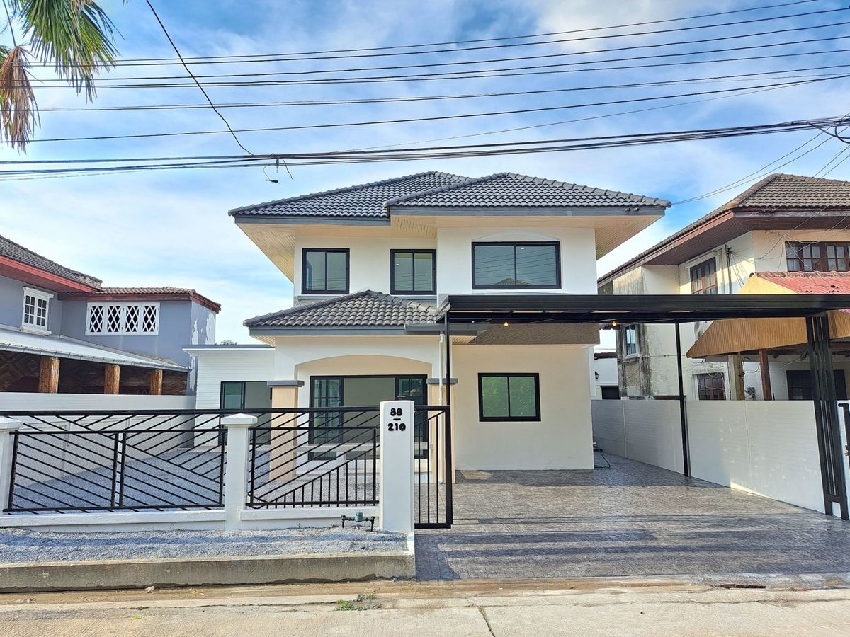 ขายบ้านพุทธมณฑล ศาลายา : รีโนเวทใหม่ พร้อมอยู่ มีห้องนอนผู้สูงอายุ ทำเลดี ใกล้ถนนพุทธมณฑลสาย4