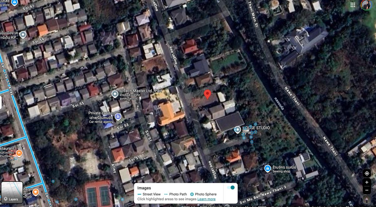 ขายที่ดินนวมินทร์ รามอินทรา : ขายที่ดินในหมู่บ้านนวธานี เสรีไทย 59  เหมาะสร้างบ้านหรู เนื้อที่ 118 ตารางวา แปลงมุม ถมแล้ว หน้ากว้าง 15 เมตร ลึก 32 เมตร