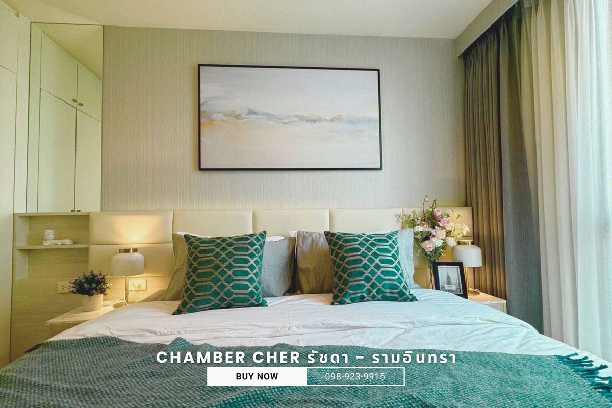 For SaleCondoNawamin, Ramindra : Below-Market Sale! Chambers Cher Ratchada–Ramintra 2 bedroom only 3.99MB 