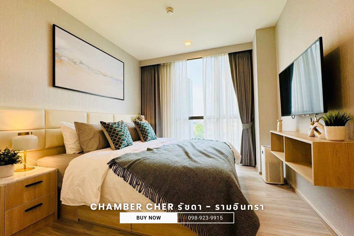 For SaleCondoNawamin, Ramindra : Below-Market Sale! Chambers Cher Ratchada–Ramintra 2 bedroom only 3.99MB 