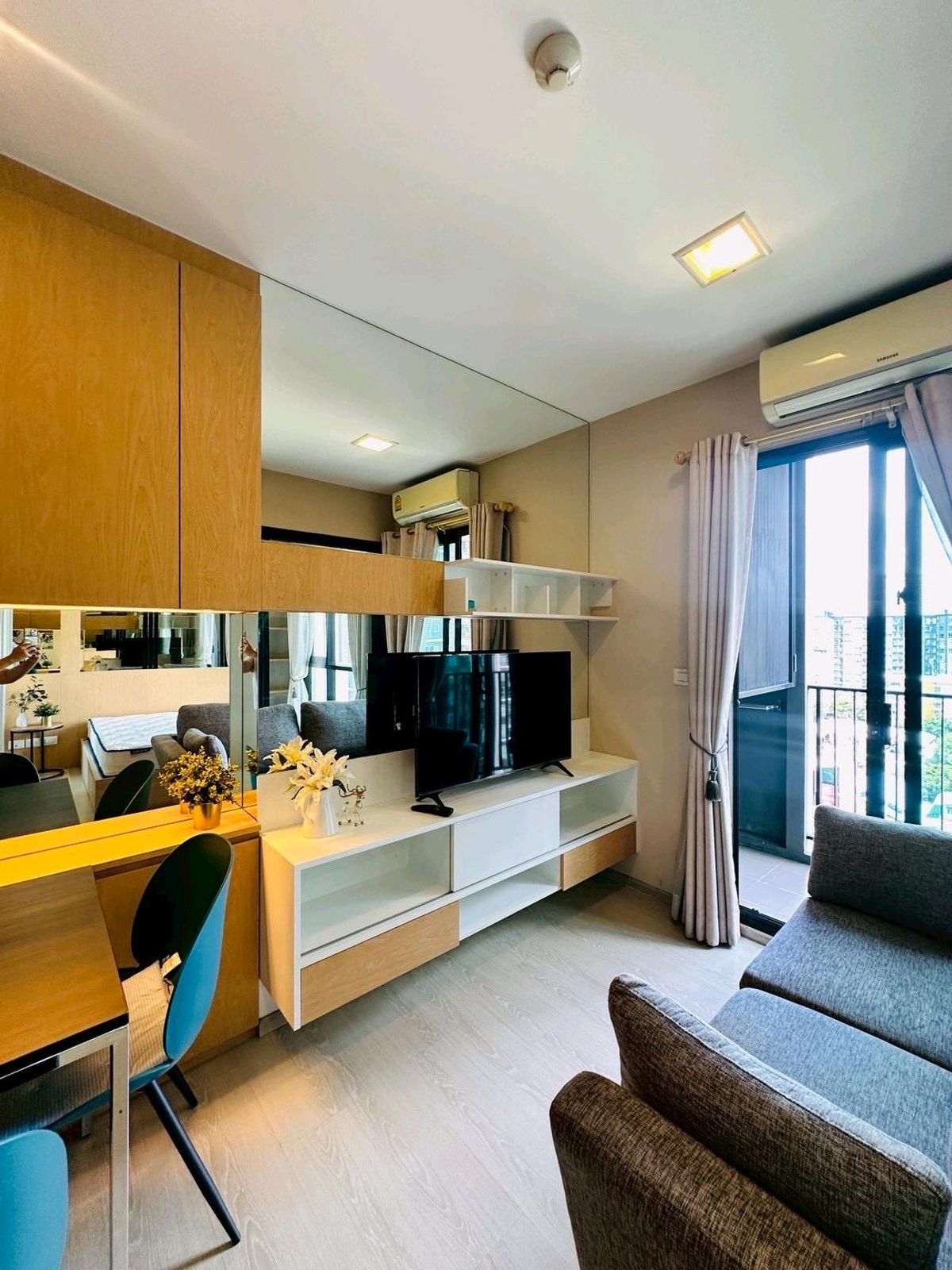For RentCondoRama9, Petchburi, RCA : For rent, 1 bedroom, 30 sq m, Condolette Mist Rama 9, Near MRT Praram 9
