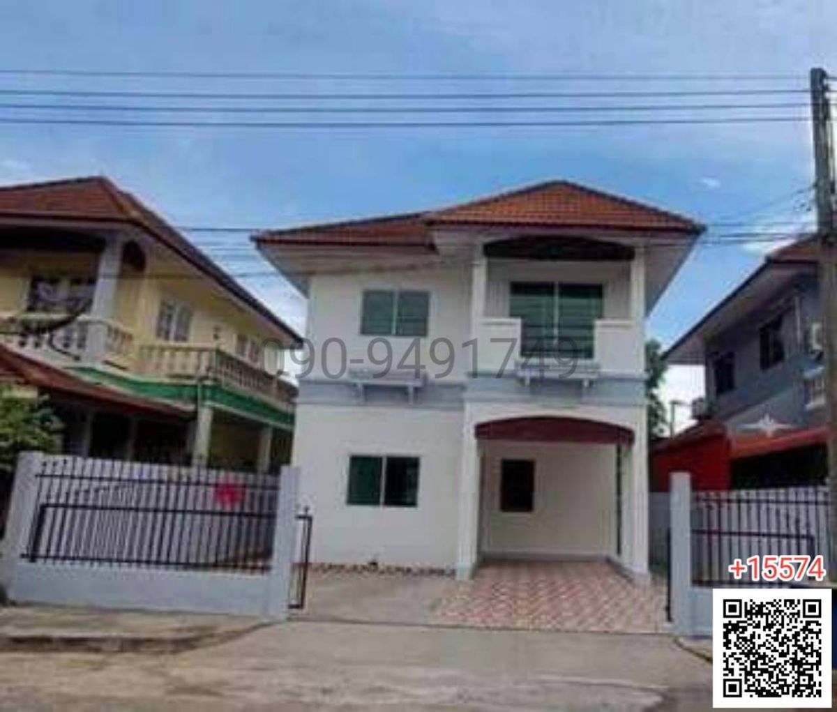 For RentHousePathum Thani,Rangsit, Thammasat : For rent, 2-story detached house, Pornthisan Village 8, ready to move in.