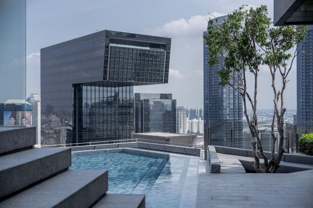 For SaleCondoRama9, Petchburi, RCA : New room ready to move in, easy installments 𝟐𝟗,𝟎𝟎𝟎/month 𝐅𝐫𝐞𝐞 Every expense Ready to move in Impressive care at every level. Selling at a loss.