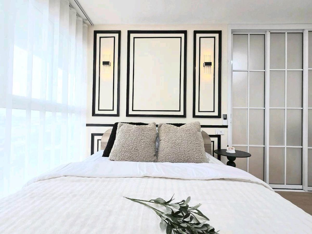 For SaleCondoOnnut, Udomsuk : 🚅🏬🏬Regent home 14. Sukhumvit, 93 Bang Chak 💮near Bang Chak BTS, fully decorated with new furniture, whole room, very beautiful.