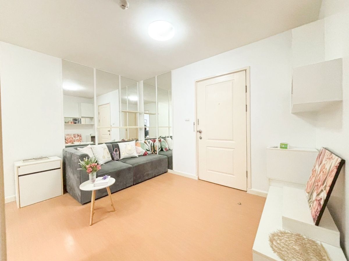 ขายคอนโดเสรีไทย-นิด้า : ห้องกว้าง เฟอร์ฯบิ้วอินครบ ขาย🏢 I Condo สุขาภิบาล 2