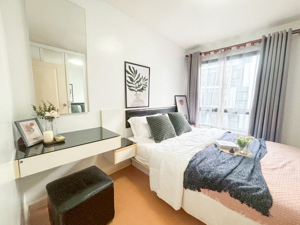 ขายคอนโดเสรีไทย-นิด้า : ห้องกว้าง เฟอร์ฯบิ้วอินครบ ขาย🏢 I Condo สุขาภิบาล 2