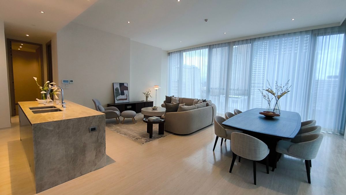 For SaleCondoWitthayu, Chidlom, Langsuan, Ploenchit : Condo For Sale 2 bedroom in Langsuan