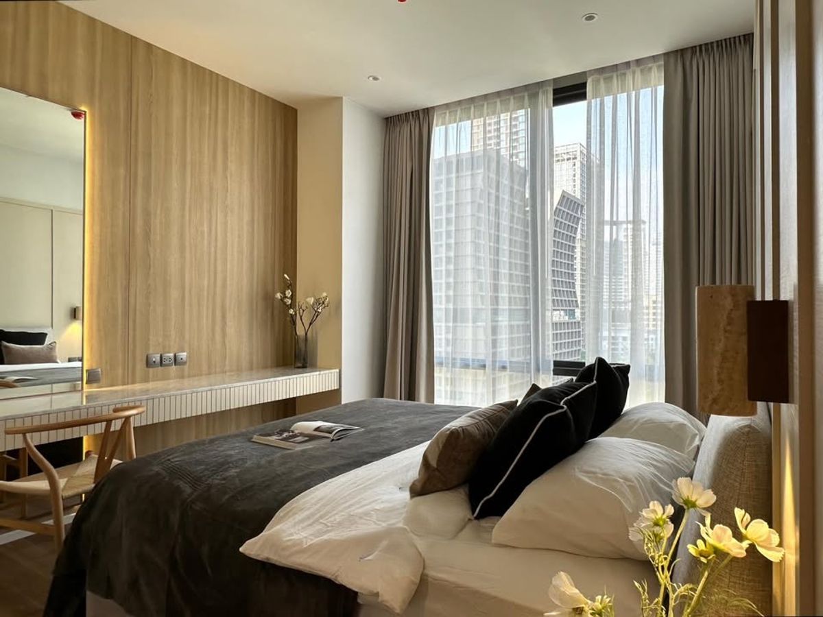 For SaleCondoWitthayu, Chidlom, Langsuan, Ploenchit : Muniq Langsuan【𝐒𝐄𝐋𝐋 & 𝐑𝐄𝐍𝐓】🔥Modern luxury design with a soft, high-end hotel-like atmosphere🔥  Contact Line ID: @hacondo
