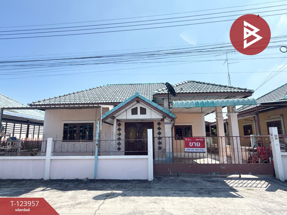 For SaleHousePattaya, Bangsaen, Chonburi : Single house for sale Sansabai Land Village, Chonburi