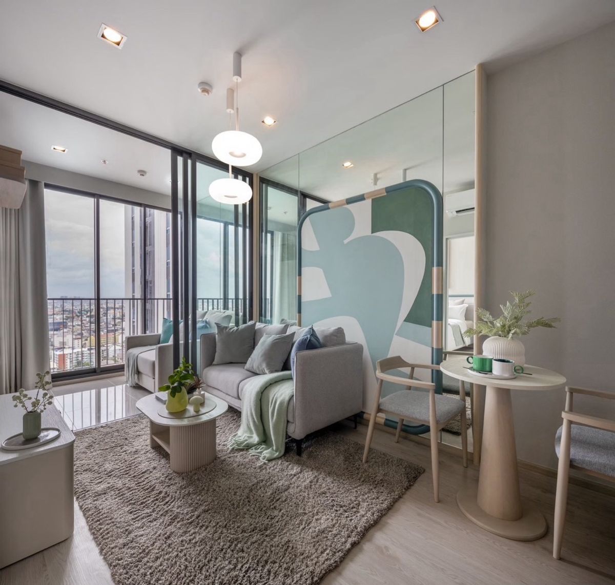 For SaleCondoWongwianyai, Charoennakor : 1 Bedroom Plus @ Reference Sathorn – Wongwianyai | Near BTS Wongwian Yai 130 m. | Fully Furnished | Installments 15,000 baht/month.