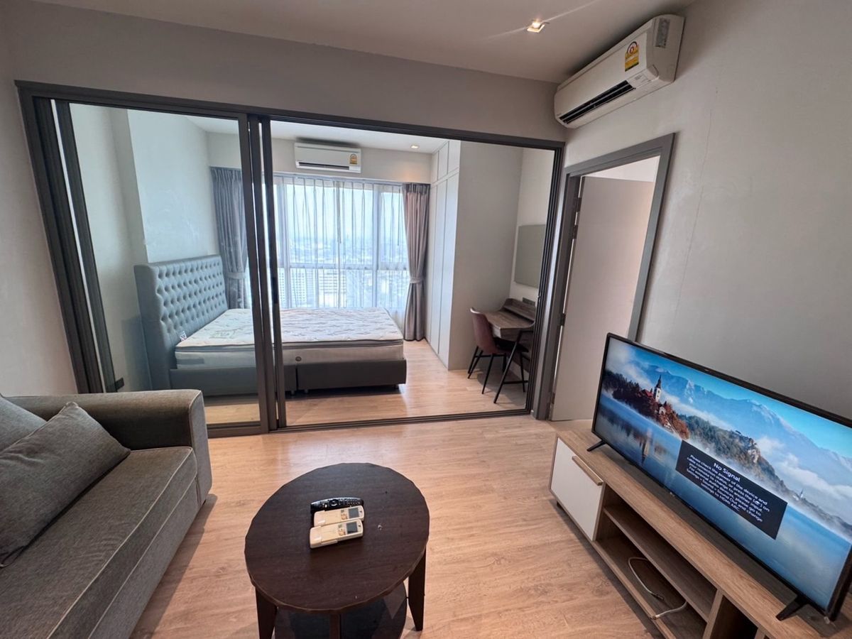 For RentCondoThaphra, Talat Phlu, Wutthakat : 🚅W0527 Condo for rent Whizdom Ratchada-Tha Phra 📞Contact: 092-666-5617(Jadeite)