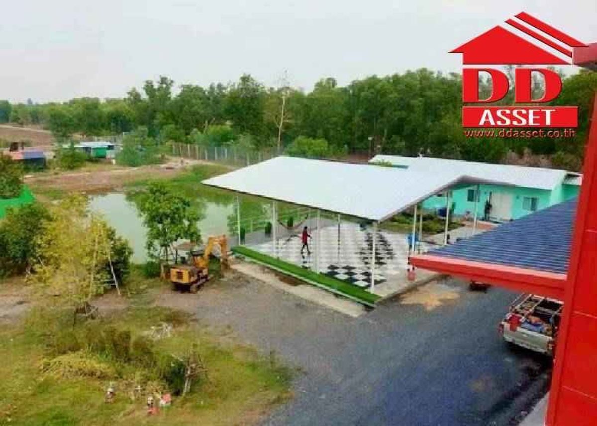 ขายโกดังปทุมธานี รังสิต ธรรมศาสตร์ : ขายอาคาร 3 ชั้น พร้อมโกดัง หนองเสือ จ.ปทุม รหัส : F8032