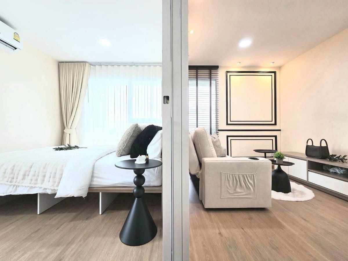 For SaleCondoOnnut, Udomsuk : Ready for sale, room furnished and ready to move in Sukhumvit, city center 🏙️
