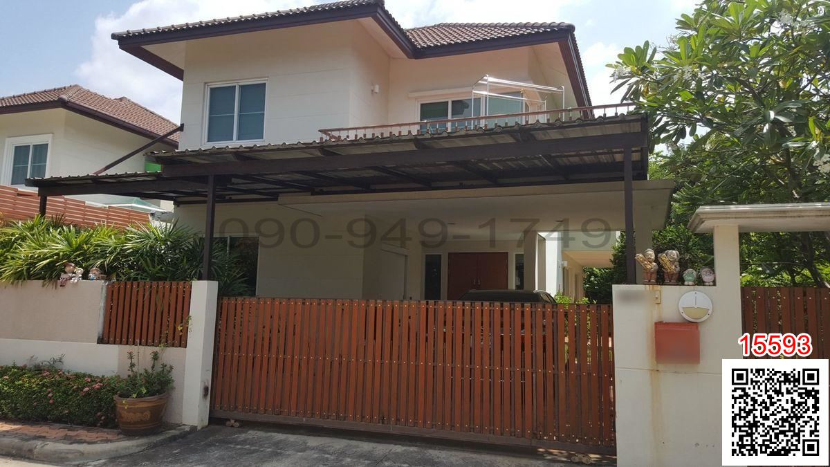 For RentHousePattanakan, Srinakarin : For rent, 2-story detached house, Villa Arcadia Srinakarin Village.
