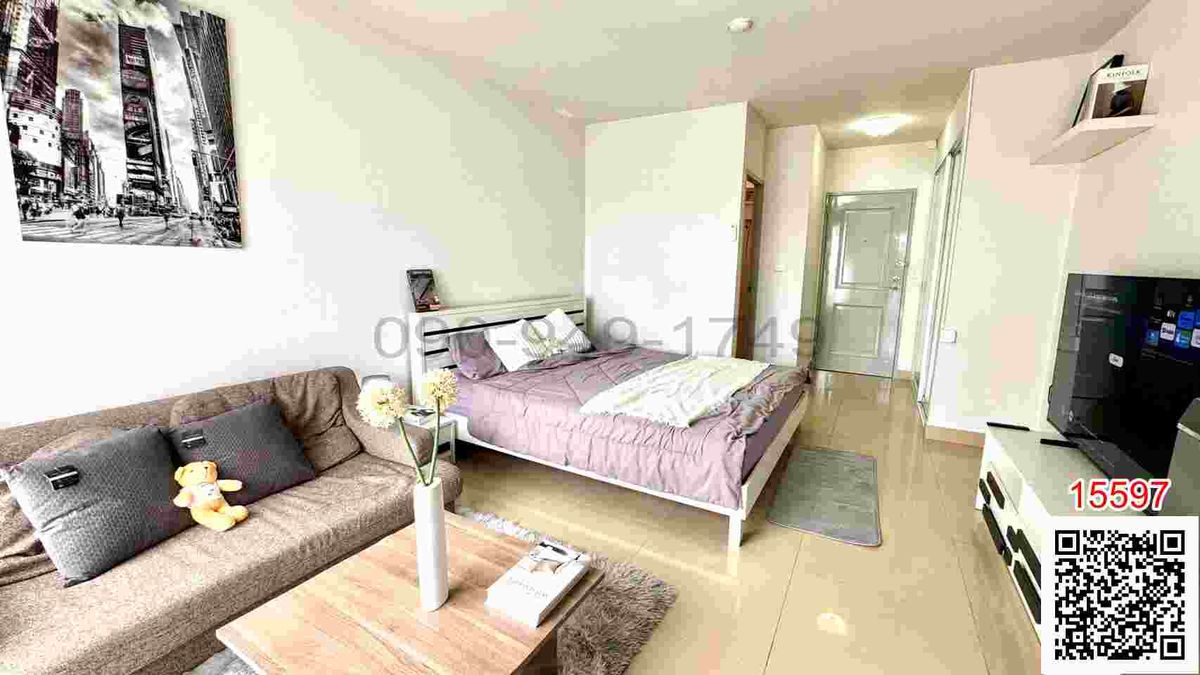 For SaleCondoRama9, Petchburi, RCA : Condo for sale with tenant, I-House Laguna Garden RCA (I-House Laguna Garden RCA), 7th floor, Building C, beautiful view.