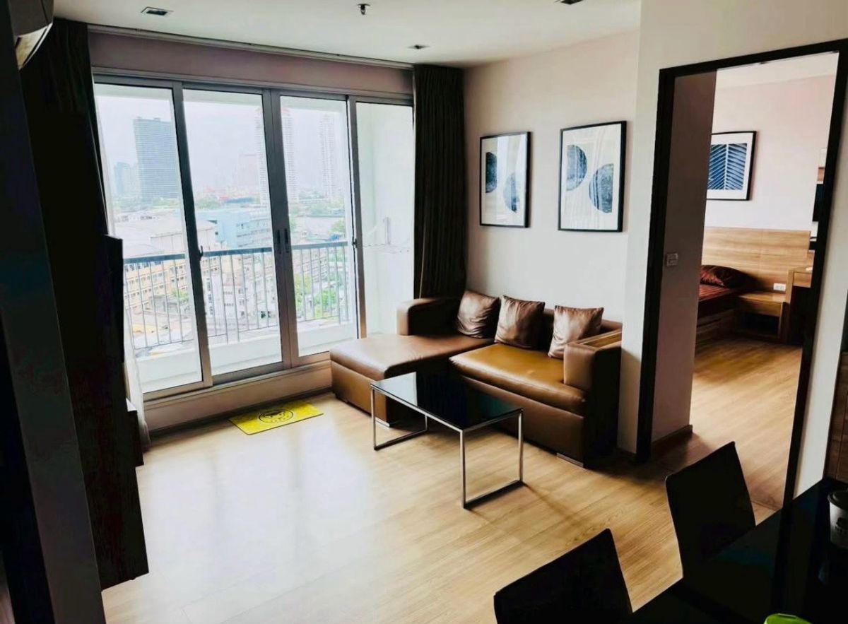 ให้เช่าคอนโดสาทร นราธิวาส : River View 🏞️Rhythm Sathorn 2bed 2bath 66Sq.m only 38,000 per month 🔥🔥
