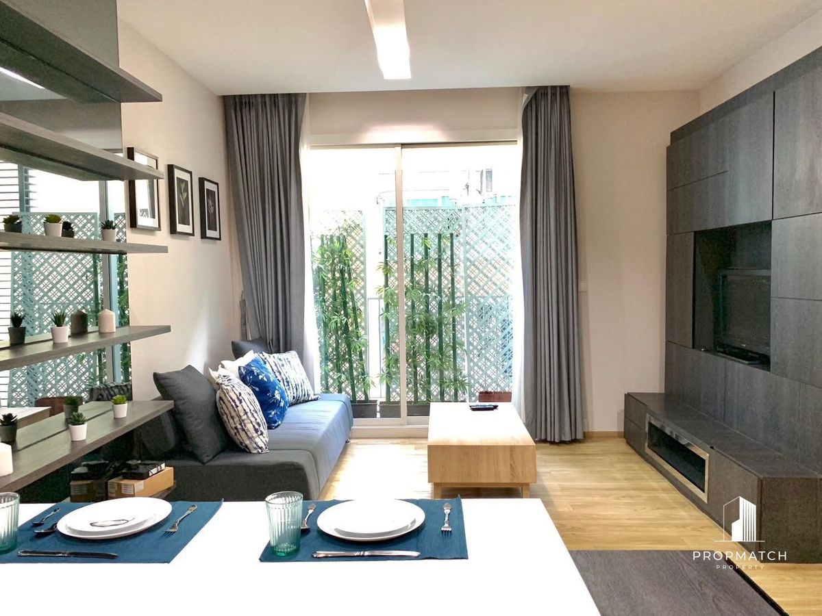 ให้เช่าคอนโดสุขุมวิท อโศก ทองหล่อ : ✨Flash Deal ✨Siri @Sukhumvit( 1Bed 1Bath 52SQM.) แต่งครบพร้อมอยู่ !! เพียง 35,000บาทต่อเดือน Tel.0981315848 @propmatch
