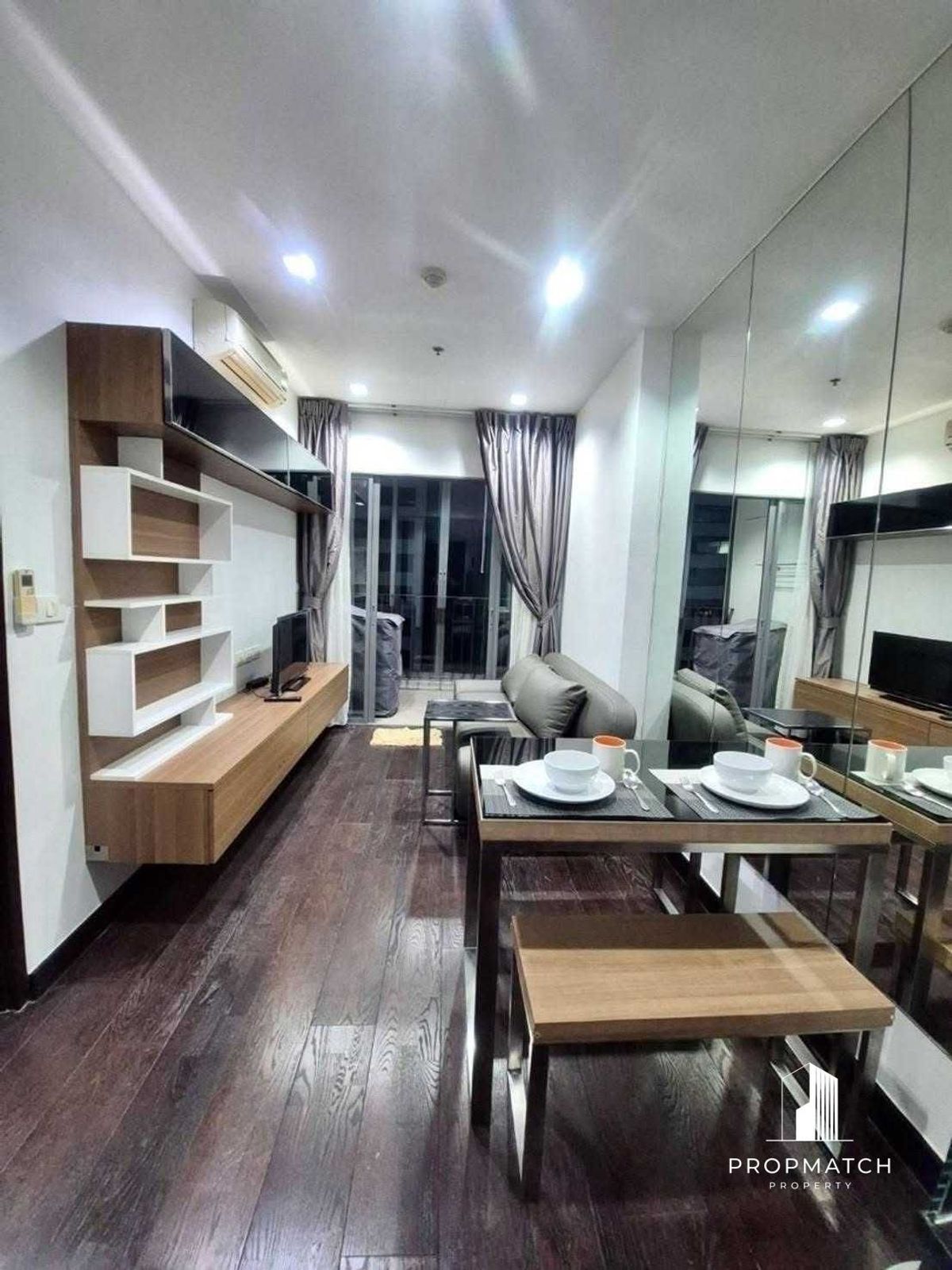 ให้เช่าคอนโดราชเทวี พญาไท : ✨Flash Deal ✨IDEO Q Phayathai( 1Bed 1Bath 40SQM.) แต่งครบพร้อมอยู่ !! เพียง  23,000บาทต่อเดือน Tel.0981315848 @propmatch