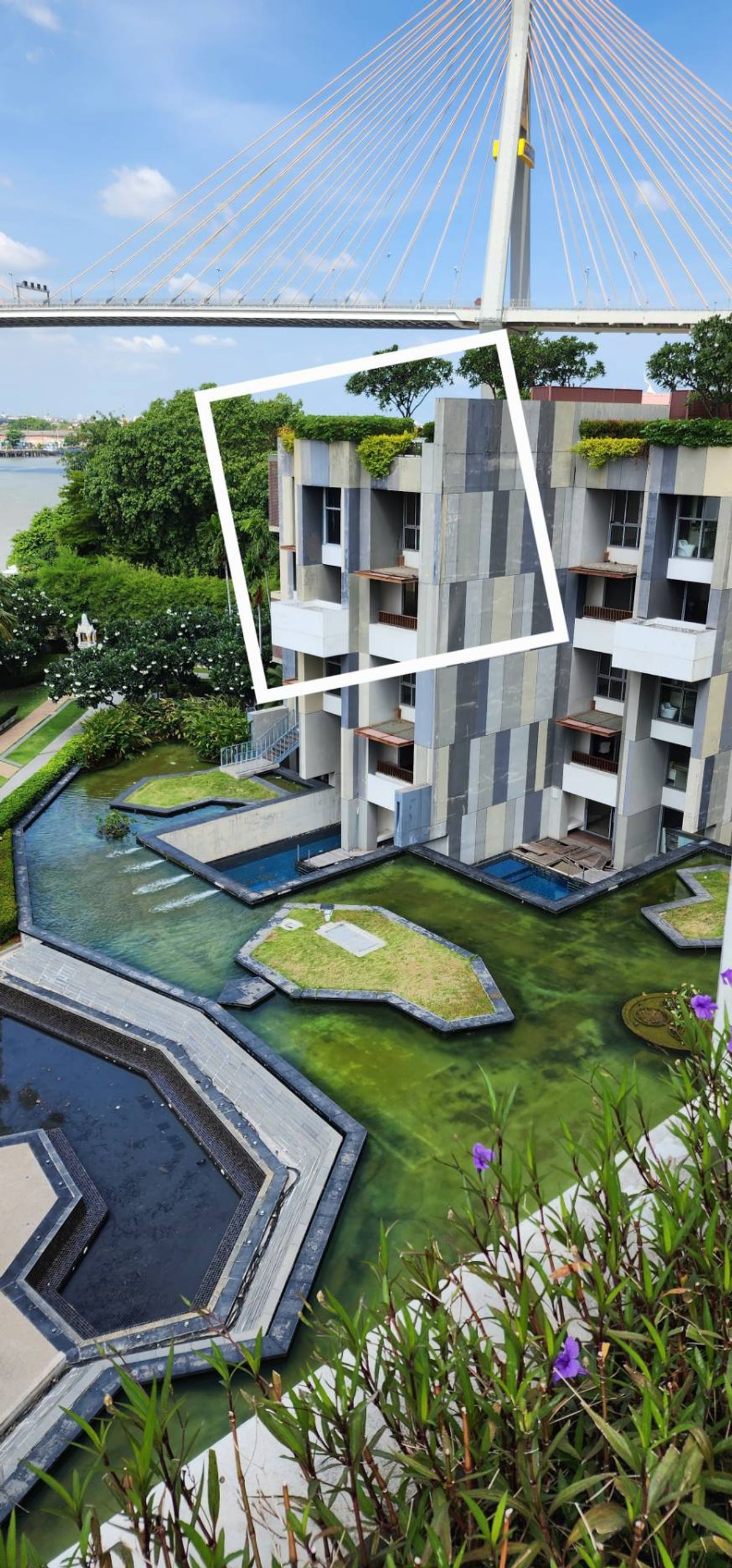 For RentCondoRama3 (Riverside),Satupadit : ✨ Luxury Condo at The Pano Rama 3 – Spacious 441 sqm | 3 Bedrooms, 4 Bathrooms | Fully Furnished & Move-in Ready | Expansive Unit with City & River Views