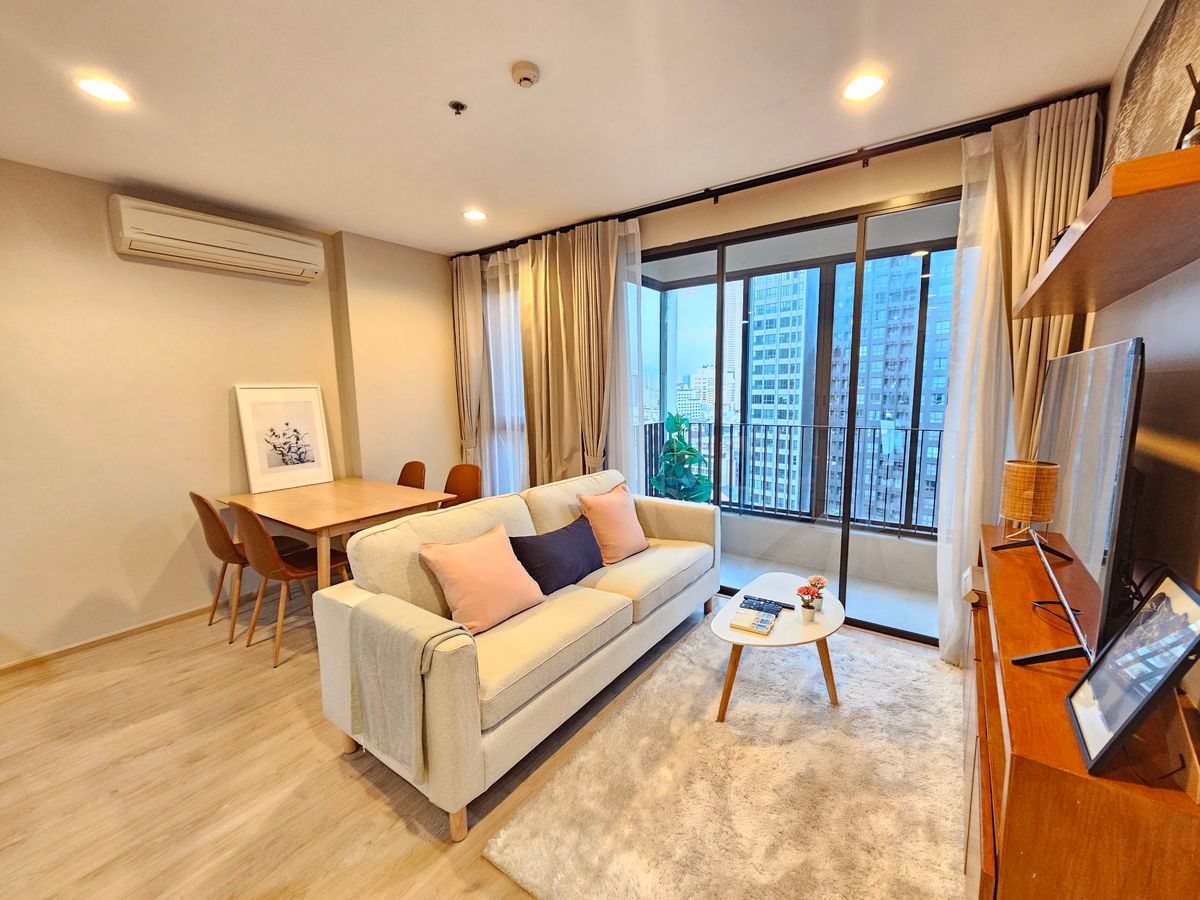 For RentCondoRatchathewi,Phayathai : For Rent Condo Ideo Q Ratchathewi  fully furnished (S15-25109)