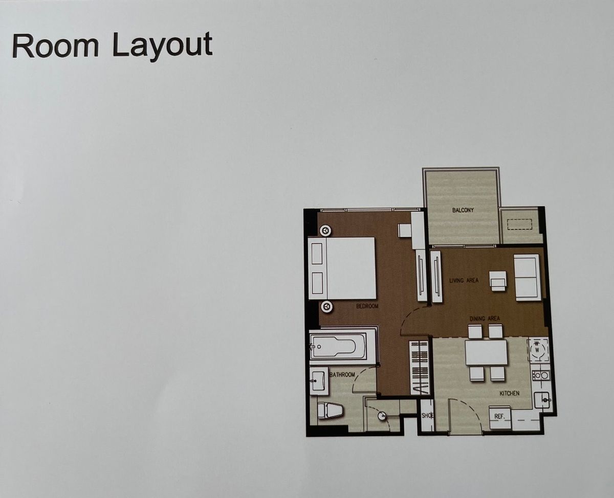 ขายคอนโดสุขุมวิท อโศก ทองหล่อ : For sale condo Via botani Sukhumvit 47 1 Bed 44.17 Sq.m (S03-2140(S)) 