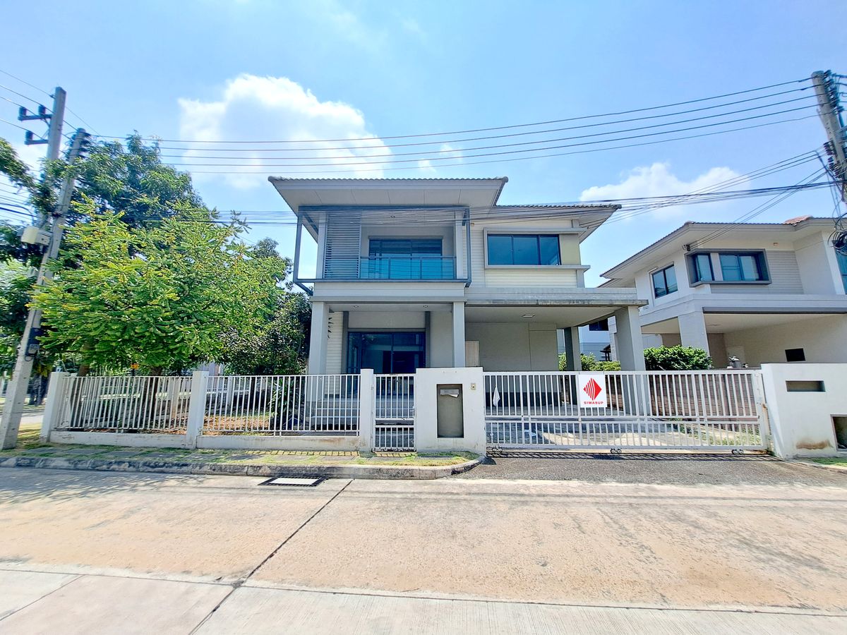 ขายบ้านปทุมธานี รังสิต ธรรมศาสตร์ : บ้านเดี่ยว สราญสิริ ติวานนท์-แจ้งวัฒนะ 2 หลังมุม! ราคาพิเศษ! ทำเลสะดวก ติดถนน ติวานนท์ เข้า-ออกเมืองง่าย