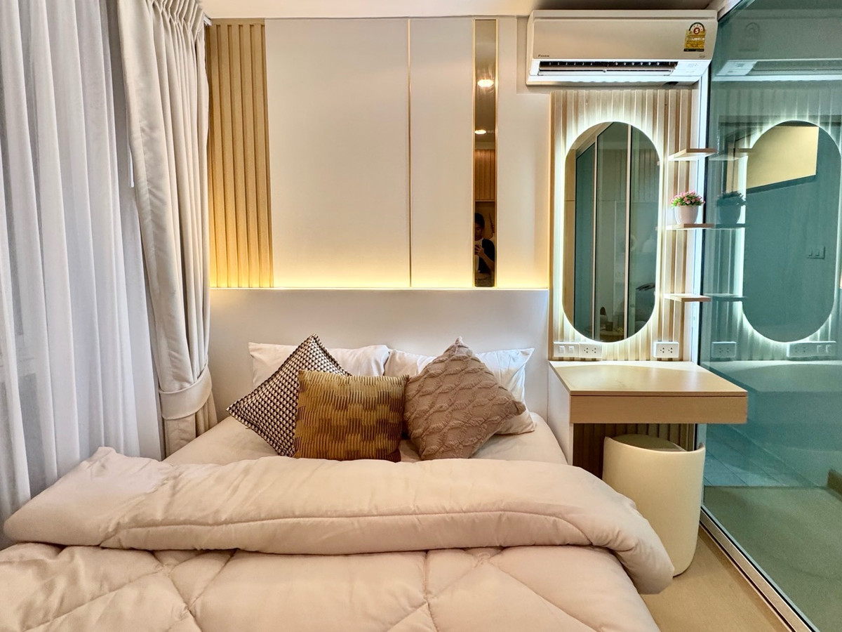 For SaleCondoKasetsart, Ratchayothin : Beautiful room, newly renovated, fully furnished. You can drag your bags in and move in. Lat Phrao-Wang Hin area 🏠✨