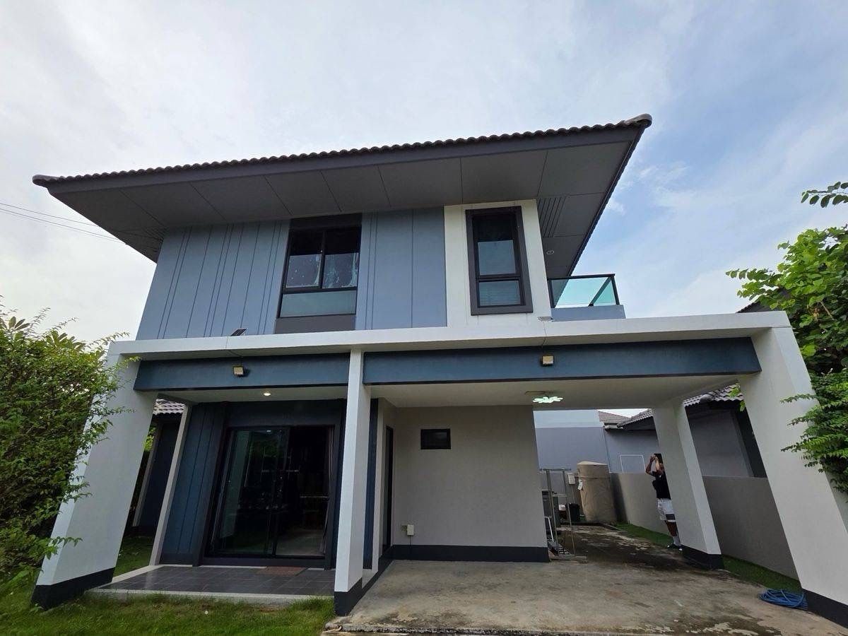 For RentHousePhutthamonthon, Salaya : Single house for rent, Kanasiri Salaya-Pinklao, near Mahidol University, 10 minutes.