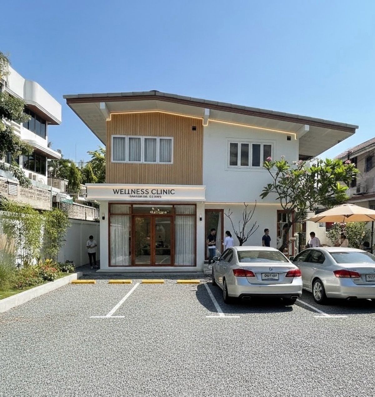 For RentRetail SpaceSukhumvit, Asoke, Thonglor : For rent: Old house, Ekkamai, Sukhumvit 63, quiet, old as is, for business, renters must have a budget for renovations, able to rent long term.