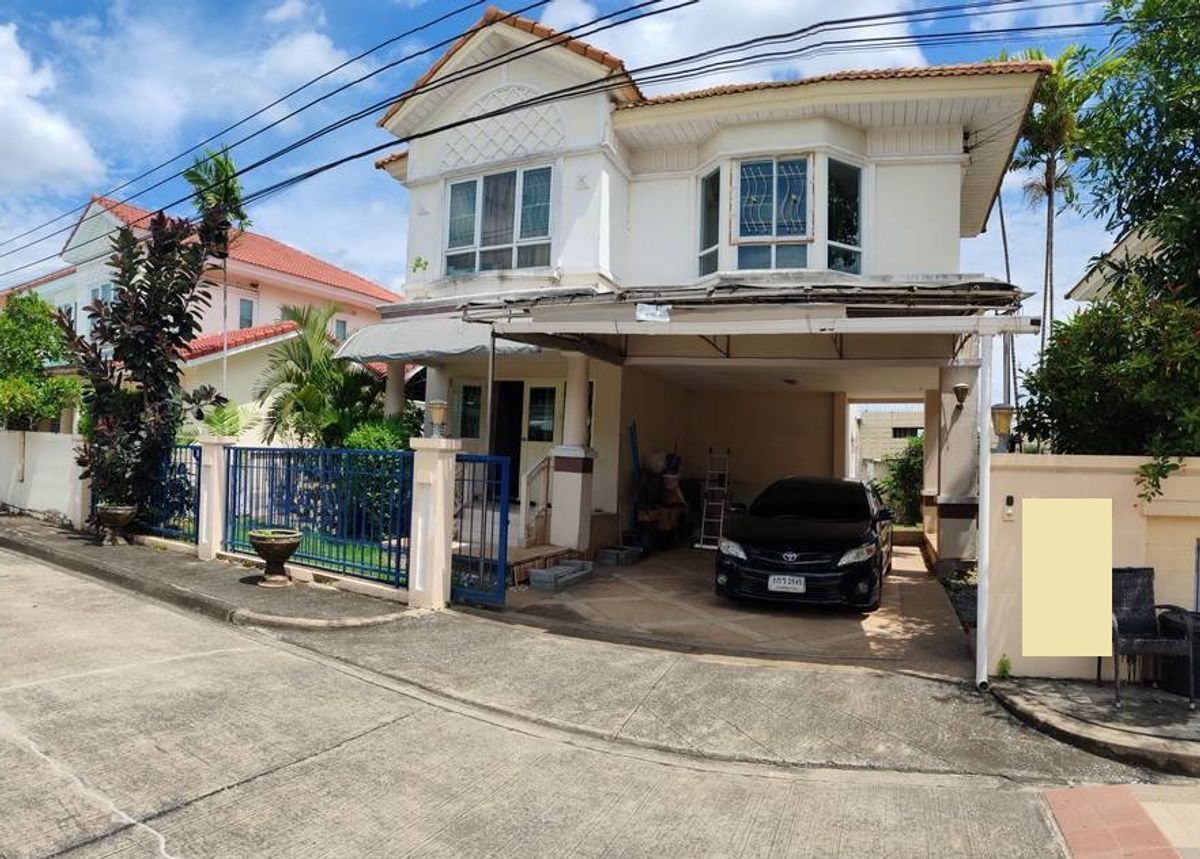 For SaleHouseLadkrabang, Suwannaphum Airport : 60 sq m, 3 bedrooms, 3 bathrooms, 2-story detached house, perfect park, Ramkhamhaeng, Suvarnabhumi, Romklao Housing 64