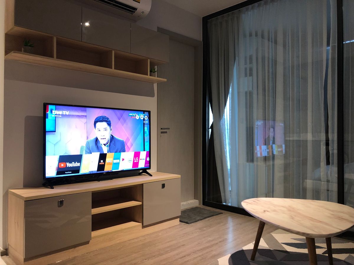 For RentCondoSukhumvit, Asoke, Thonglor : Rhythm Ekkamai, beautiful room, ready for rent, good price 32,000 baht 35 sqm, contact to make an appointment to see the room 0656511459