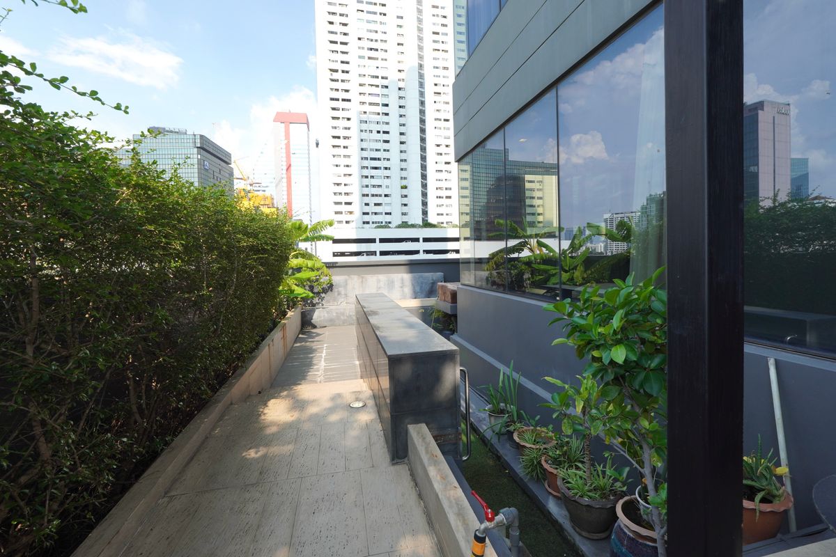 ให้เช่าคอนโดสีลม ศาลาแดง บางรัก : 🐶 เลี้ยงสัตว์ได้ ระเบียงใหญ่กว่า 70ตร.ม‼️. M Silom 350ม.จาก BTS ช่องนนทรี 