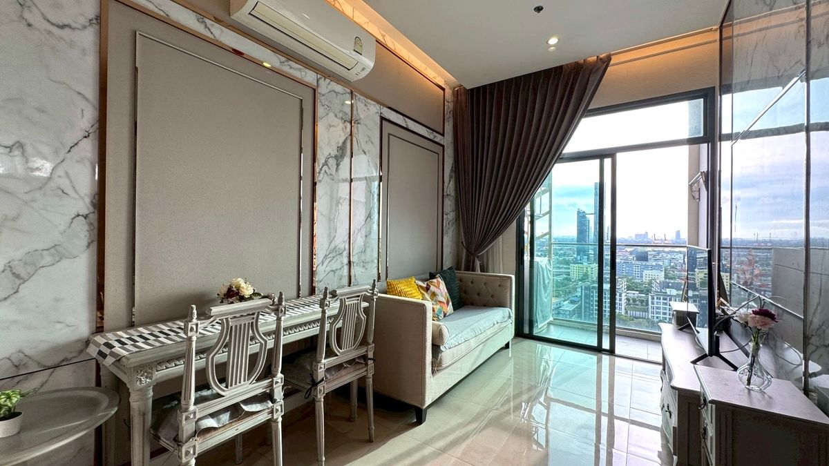 คอนโดอ่อนนุช อุดมสุข : For Rent & Sale — Mayfair Place Sukhumvit 50 คอนโดแต่งครบ ห้องหัวมุม ชั้นสูงสุดของโครงการ  วิวโล่ง Unblock View  2 ห้องนอน | 1 ห้องน้ำ พื้นที่ใช้สอย 45 ตร.ม. อาคาร B  ชั้น 17 (ชั้นสูงสุด)
