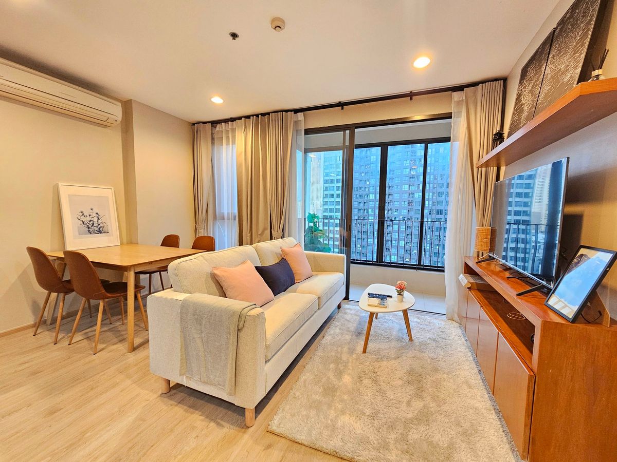 ให้เช่าคอนโดราชเทวี พญาไท : ให้เช่าคอนโด ไอดีโอ คิว ราชเทวี เฟอร์นิเจอร์ครบ (S15-25109)