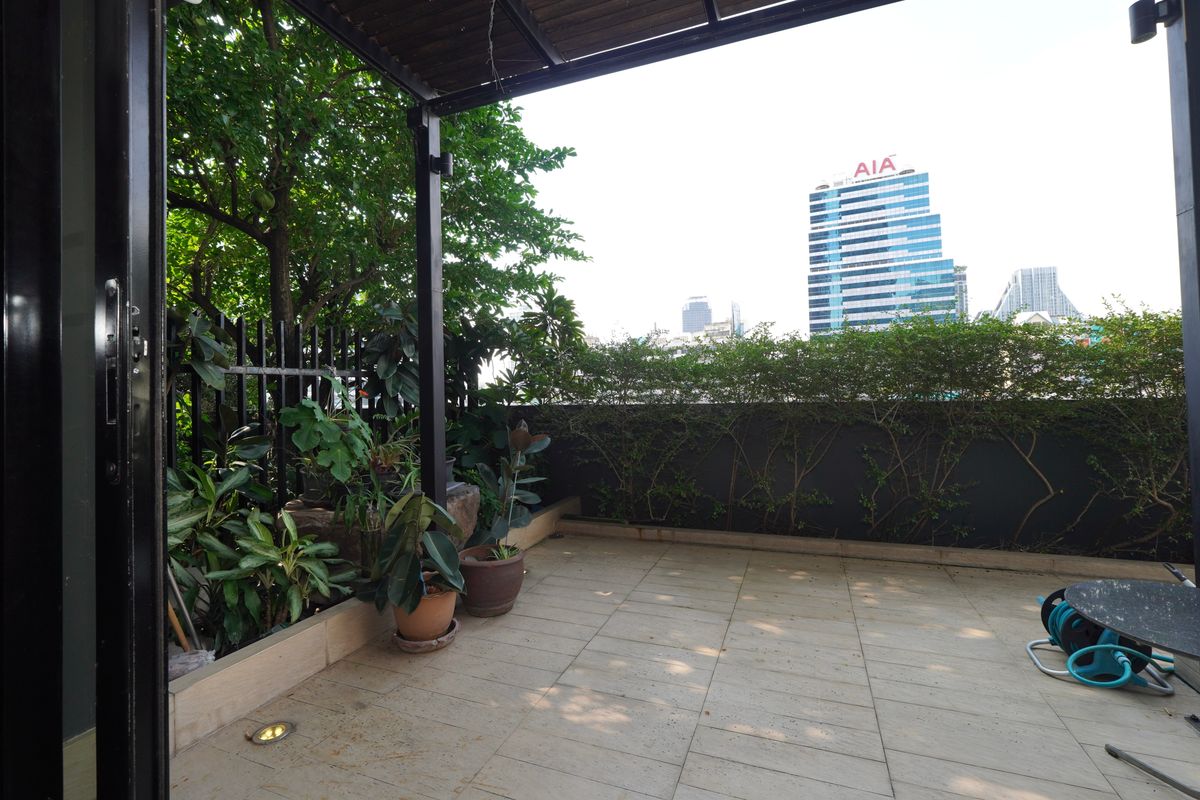 ให้เช่าคอนโดสีลม ศาลาแดง บางรัก : 🐶 เลี้ยงสัตว์ได้ ระเบียงใหญ่กว่า 70ตร.ม‼️. M Silom 350ม.จาก BTS ช่องนนทรี 