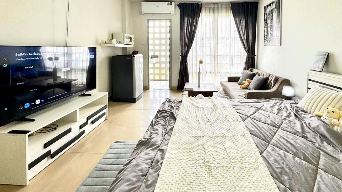For SaleCondoRama9, Petchburi, RCA : Condo for Sale I-House Laguna Garden RCA, Studio 26 Sqm Full Furnished Near Rama 9 Petchaburi Ratchada Huai Khwang : KT25S-005