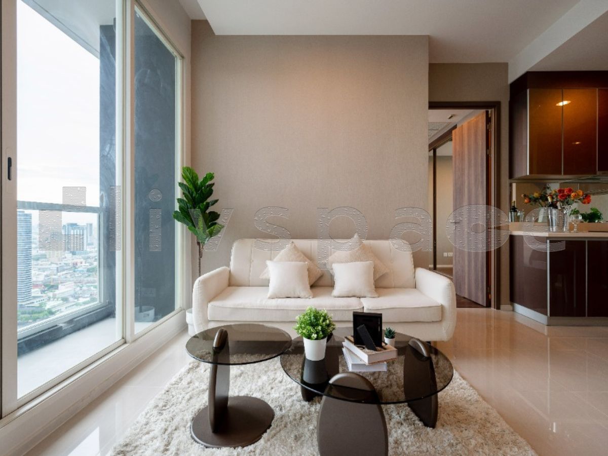 ให้เช่าคอนโดสาทร นราธิวาส : ▚ LC142ツ สำหรับเช่า Menam Residences ใจกลางเจริญกรุง 2 ห้องนอน ราคาพิเศษ ⭐