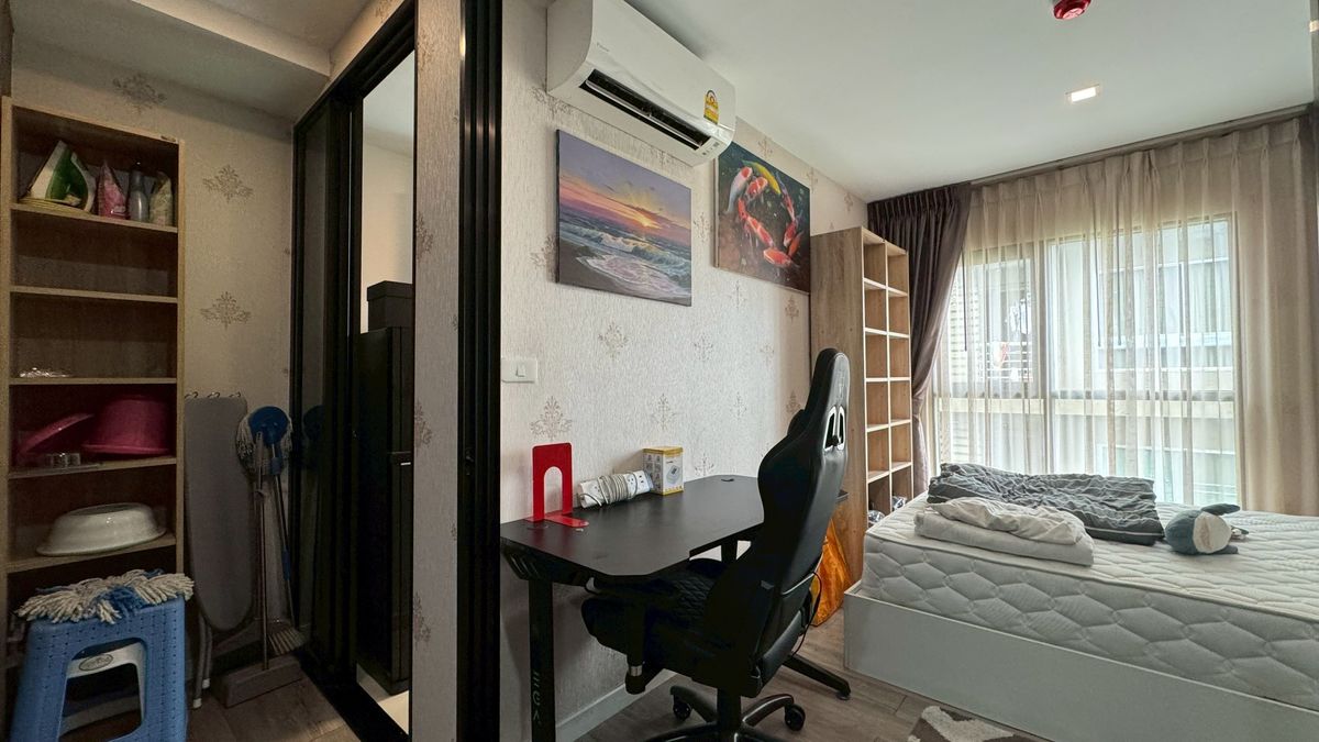 ให้เช่าคอนโดบางนา แบริ่ง ลาซาล : ✨ให้เช่าคอนโด พร้อมเข้าอยู่ทันที✨ บีลอฟท์ ไลท์ สุขุมวิท107 ซ.เเบริ่ง1 บ้านเลขที่ 90/35 ยูนิต 504 ชั้น 5 ห้องมุม ขนาด 27 ตรม. เฟอร์+เครื่องใช้ไฟฟ้าครบ Line @bzprOperty