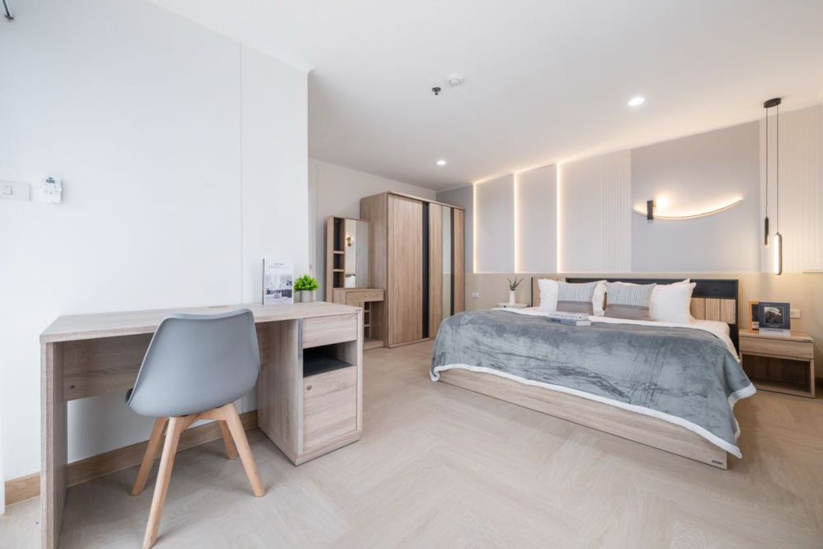 For SaleCondoOnnut, Udomsuk : 🍁𝟐Bedrooms are separated and comfortable. 🍁Just 300 meters to 𝑩𝑻𝑺 On Nut 🍀🍀𝑳𝒖𝒎𝒑𝒊𝒏𝒊 𝑽𝒊𝒍𝒍𝒆 𝑺𝒖𝒌𝒉𝒖𝒎𝒗𝒊𝒕 𝟕𝟕🍀🍀