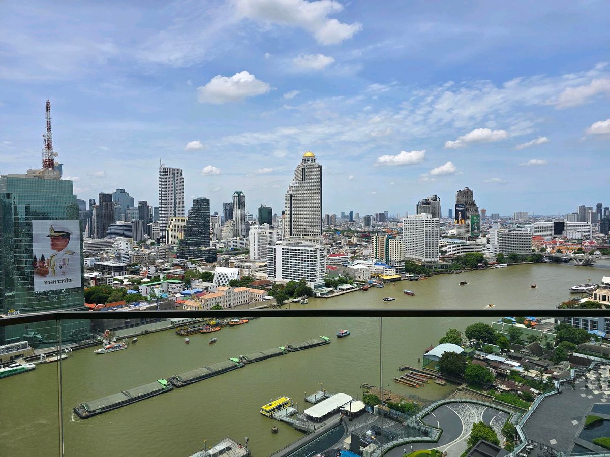 For SaleCondoWongwianyai, Charoennakor : Sale 1 Bed 80 sqm. 25.5 million, View Saphan Taksin side, Very rare.