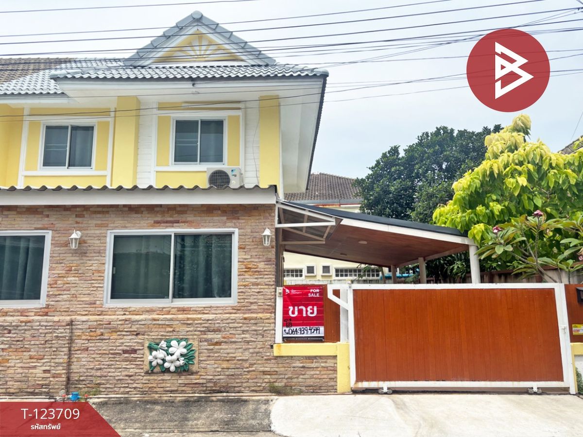 For SaleTownhomeNonthaburi, Bang Yai, Bangbuathong : Semi-detached house for sale, Pruksa Village 25, Bang Yai, Nonthaburi.