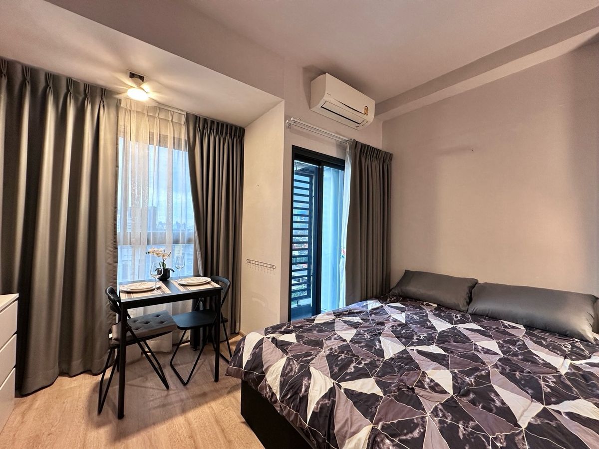 For RentCondoRama9, Petchburi, RCA : Ideo Rama9-Asoke - beautiful room, complete functions, ready to move in, 16,500/month | 0824499822 Praewa