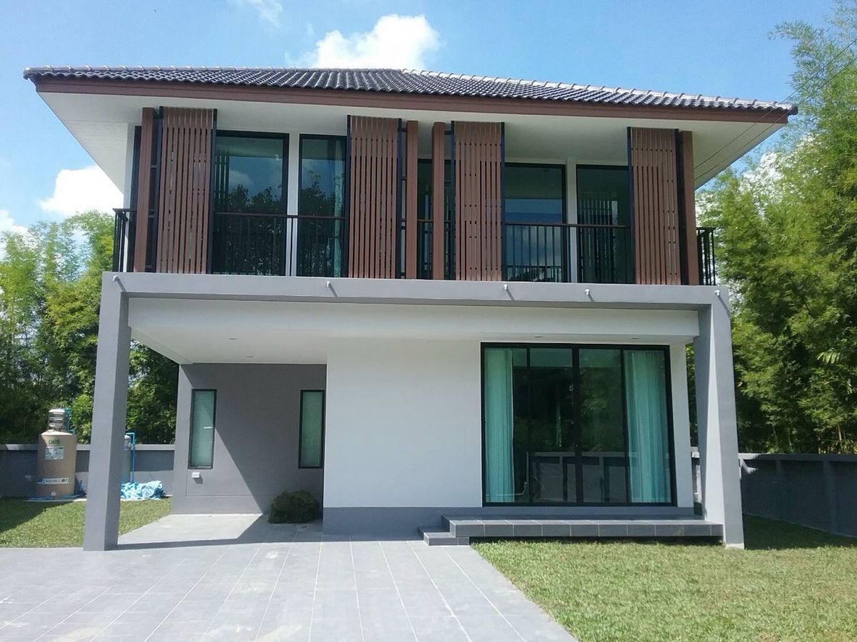 For SaleHouseChiang Mai : 2-story detached house, ready to move in, near Maejo University.