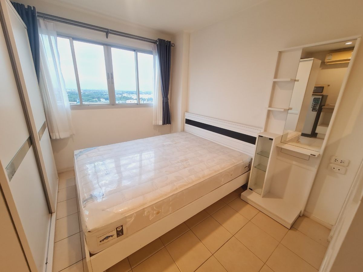 For RentCondoNawamin, Ramindra : Vacant room for rent, price 6,000/month (26 sq m.) Building D, 16th floor, open view, cool breeze.