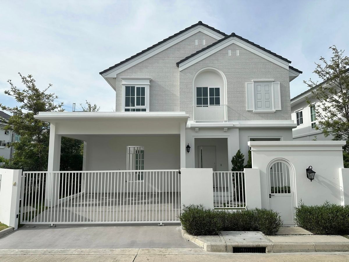 ให้เช่าบ้านบางนา แบริ่ง ลาซาล : 🏡 ให้เช่าบ้านเดี่ยวสุดหรู สวยมาก น่าอยู่สุดๆ แปลงมุม หมู่บ้านชัยพฤกษ์ บางนา กม.15 ใกล้สนามบินสุวรรณภูมิ และ Mega บางนา เดินทางสะดวก บรรยากาศสงบเป็นส่วนตัว