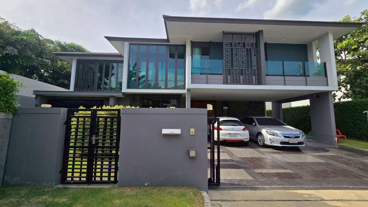 For SaleHousePhutthamonthon, Salaya : Luxury detached house for sale, Setthasiri Thawi Watthana, 133 sq m, 4 bedrooms, fully furnished.